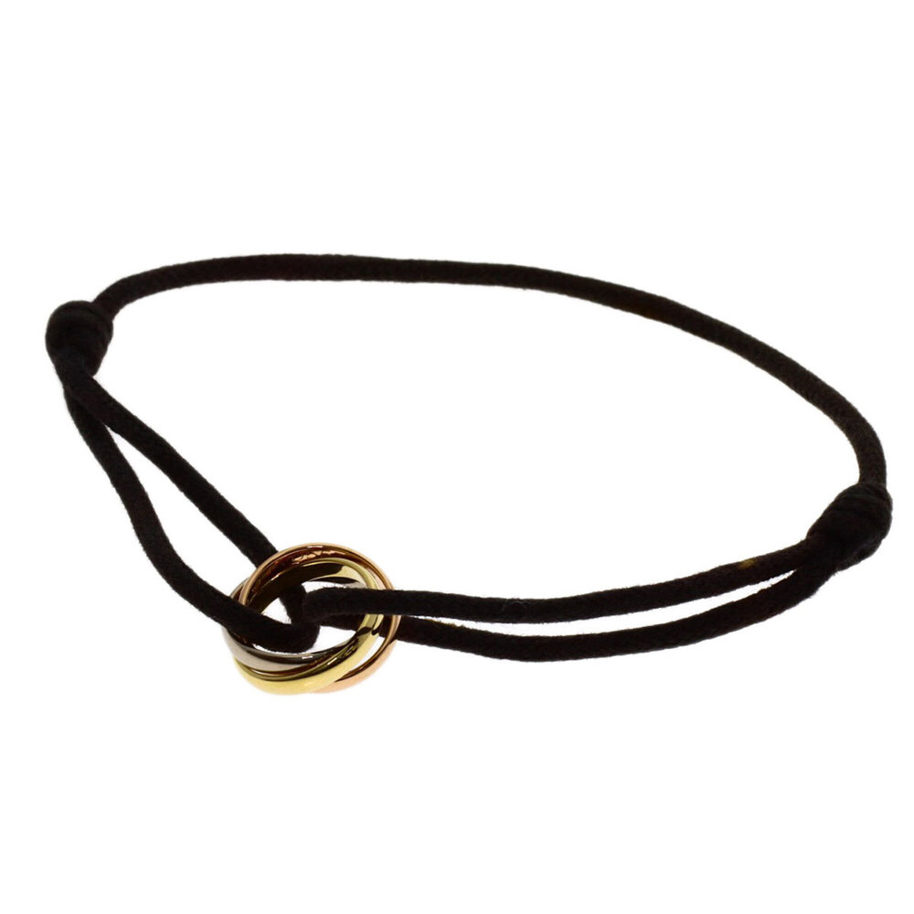 CARTIER 18k Gold Trinity Charm Bracelet